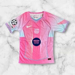 FC Barcelona Lamine Yamal #10 Pink Vapor Match Jersey - NWT ⚽️💯🔥 FAST SHIPPING 💯